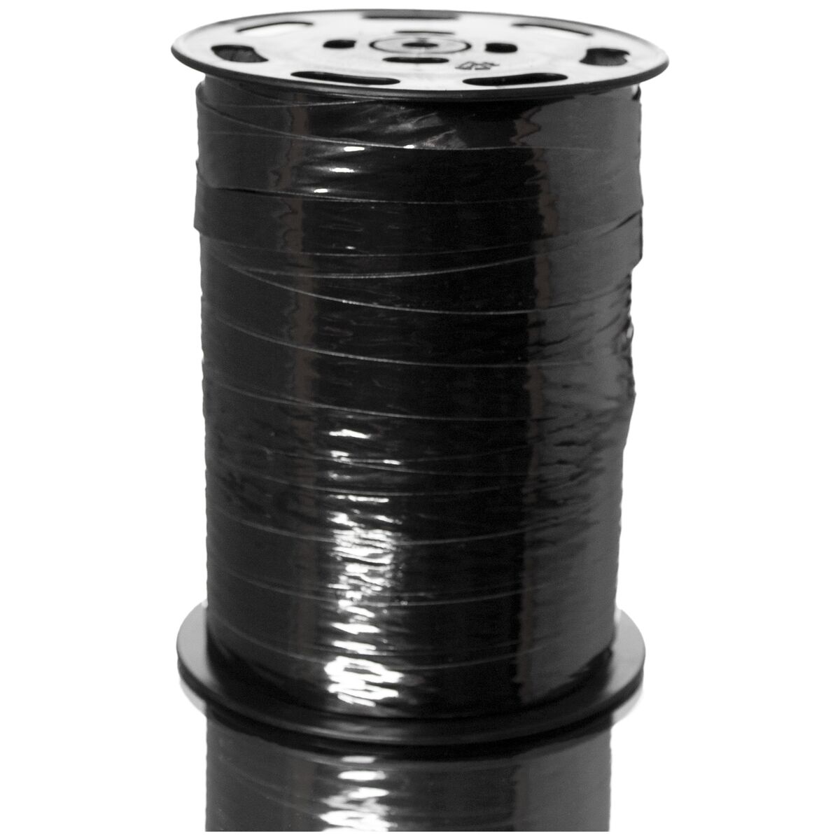 Gift Ribbon Black Metallic